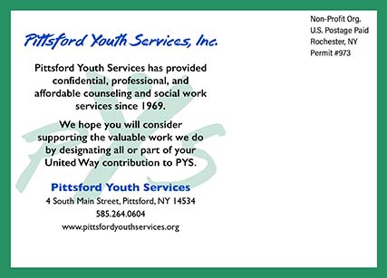 United Way Mailer - Back